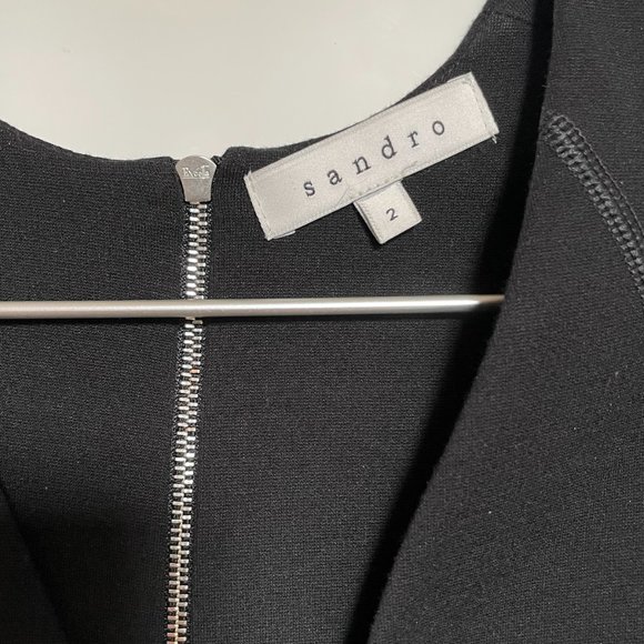 Sandro Paris Black Cocktail Dress - Picture 9 of 9